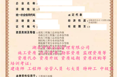 孝感勞務資質轉讓與辦理